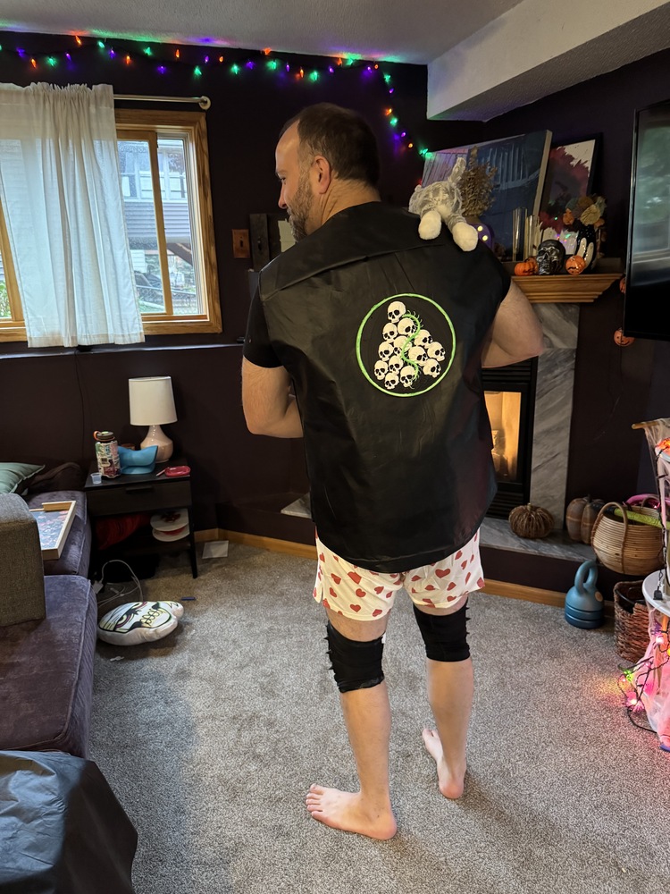 Me as Carl, back view