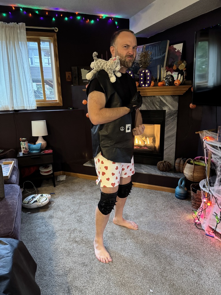 Me as Carl, front view