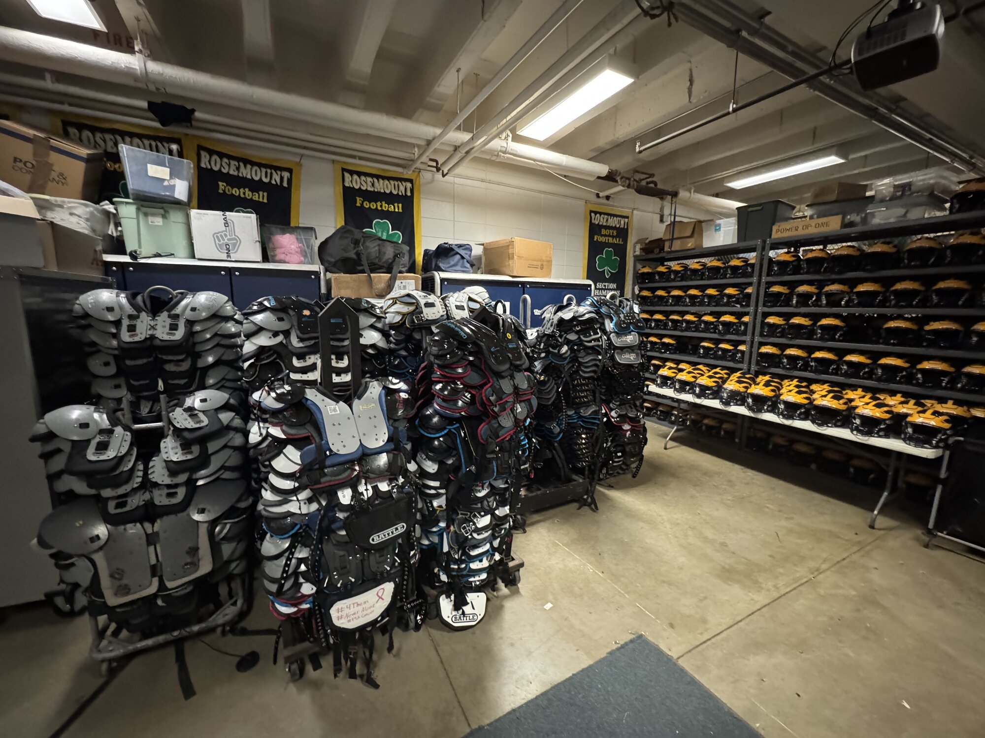 the basement of rosemount high school