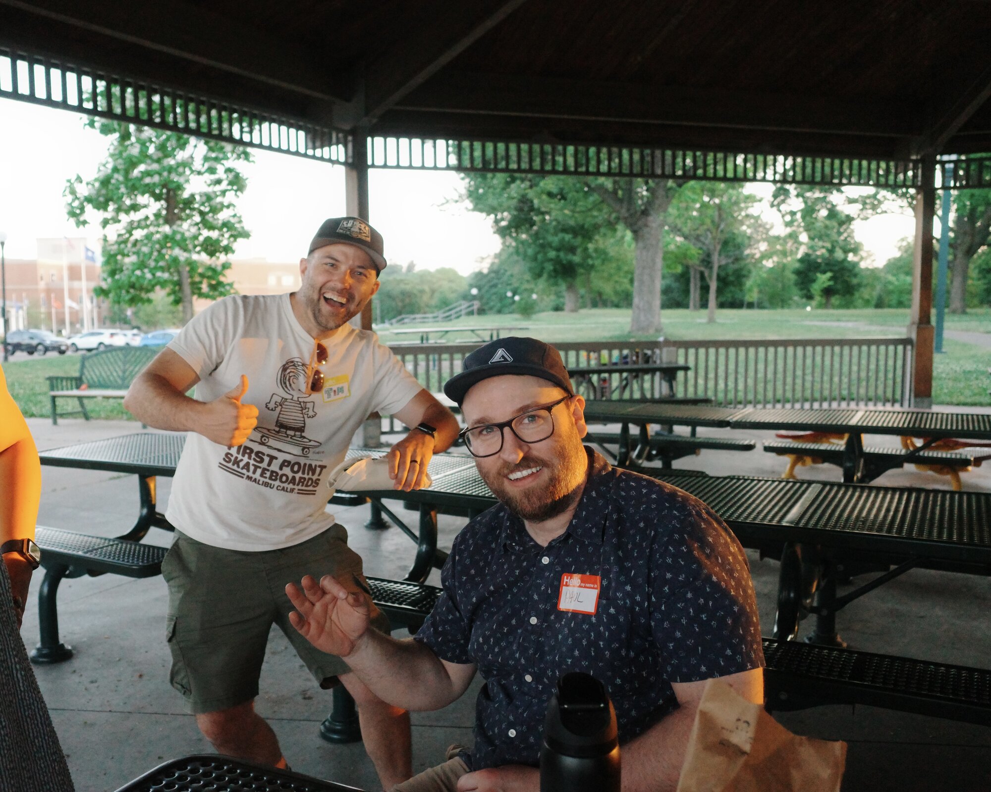 two bros at minnehaha falls